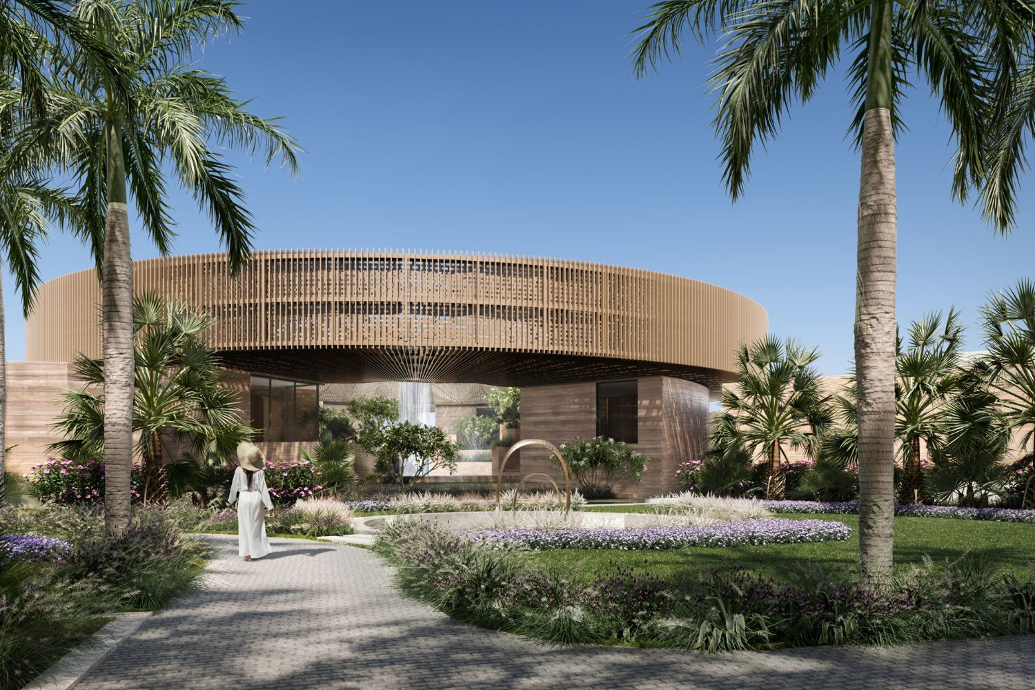 Artist impression of Four Seasons luxury wellness resort and Private Residences at Triple Bay AMAALA, Saudi Arabia.